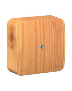Коробка распределительная квадратная 7 5 см x 7 5 см глубина 3 см наружный монтаж IP42 ясень BLNRK00 Schneider electric