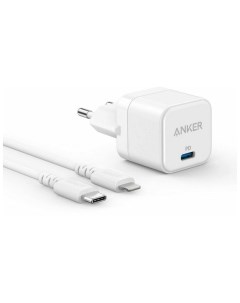 Сетевое зарядное устройство PowerPort III Cube 20Вт USB type C Quick Charge PD 3A белый B2149G22 Lig Anker