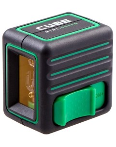 Уровень лазерный нивелир линейный до 20 м 0 2 мм м самовыравнивание 2xАА Cube MINI Green Basic Editi Ada