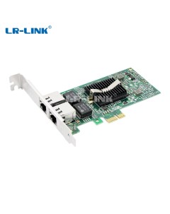 Сетевая карта 2xRJ 45 1 Гб с PCI Ex1 Retail LREC9212PT Lr-link