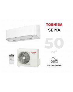 Настенная сплит система до 50м 18000 BTU ч инверторный охлаждение обогрев осушение белый Seiya RAS 1 Toshiba