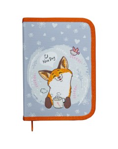 Пенал Handy Cute fox 1 отделение серый 271018 Пифагор