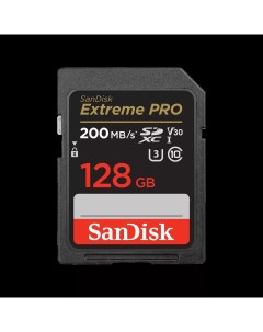 Карта памяти 128Gb SDXC Extreme Pro Class 10 UHS I U3 V30 SDSDXXD 128G GN4IN Sandisk