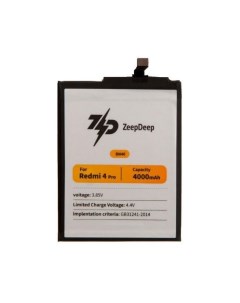 Аккумулятор ZeepDeep BN40 для Xiaomi Redmi 4 Pro, Li-Pol, 4000mAh, 3.85V (837775) Zeepdeep