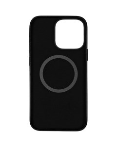 Чехол накладка Attache для смартфона Apple iPhone 13 Pro пластик эко кожа черный CC IPH13PATBK Tfn