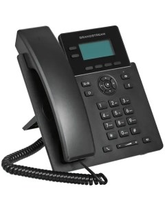 VoIP телефон GRP2602W 2 линии 4 SIP аккаунта монохромный дисплей черный GRP2602W Grandstream