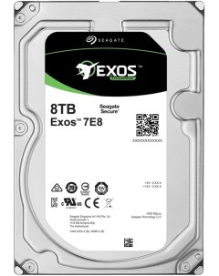 Жесткий диск HDD 8Tb Exos 7E8 3 5 7 2K 256Mb SAS 12Gb s ST8000NM001A Seagate