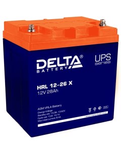 Аккумуляторная батарея для ИБП Delta HRL 12 26 Х 12V 28Ah Delta battery