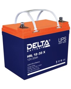 Аккумуляторная батарея для ИБП Delta HRL 12 33 Х 12V 33Ah Delta battery