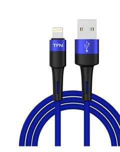Кабель Lightning 8 pin USB 2A быстрая зарядка 1 2м синий C ENV AL1MBL Tfn