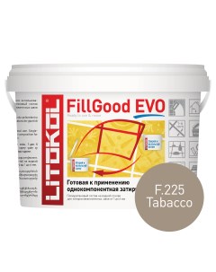 Затирка полиуретановая FillGood Evo F 225 табачная 2 кг Litokol