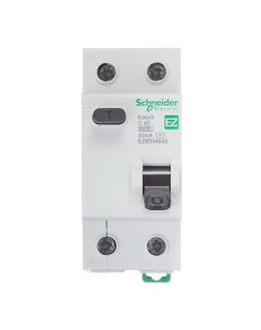 Автомат дифференциальный Easy9 EZ9D34640 40А 30 мА 1P N тип АС 4 5 кА Schneider electric