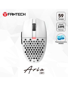 Беспроводная игровая мышь ARIA XD7 белый XD7SEW Fantech