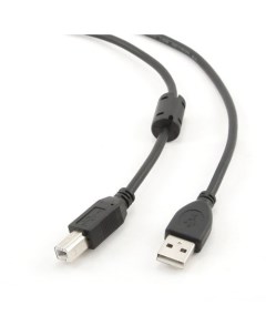Filum Кабель USB 2 0 Pro 1 8 м ферритовое кольцо черный разъемы USB A male USB B ma Fillum