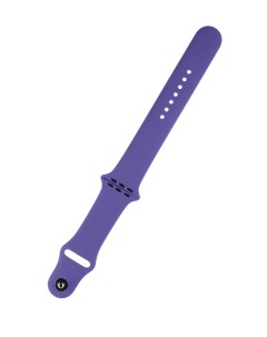 Ремешок силиконовый для Apple Watch 38мм 40мм 41мм размер M L фиолетовый Zibelino