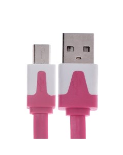 Кабель DCC328 Micro USB USB зарядка передача данных 1 м розовый Oxion