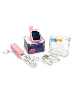 Часы Smart Baby Watch KT23 переносной аккумулятор розовый Wonlex