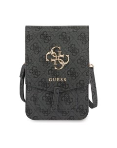 Сумка CG Mobile Wallet Bag 4G with Big Metal Logo для смартфонов Серый Guess