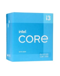 Процессор Core i3 10105 LGA 1200 Box Intel