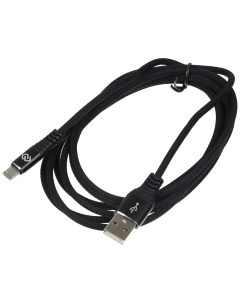 Кабель MICROUSB 2M BLK USB m micro USB m 2м черный Digma