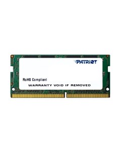 Оперативная память Patriot 4Gb DDR4 2400MHz SO DIMM PSD44G240082S Patriot memory