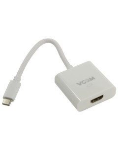 Адаптер USB Type C HDMI M F 0 15м White CU423 Vcom