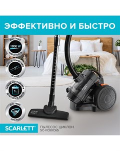 Пылесос SC VC80C65 черный Scarlett