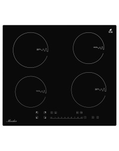 Встраиваемая варочная панель индукционная MHI 6102 черный Monsher
