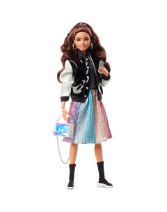Кукла стильная с каштановыми волосами HCB75 Barbie