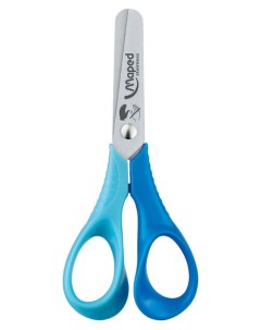 Ножницы канцелярские эргономичные для левшей 12см Vivo Reflex3D синие Maped