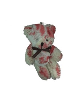 Брелок Раненый Кровавый Медведь Plush story