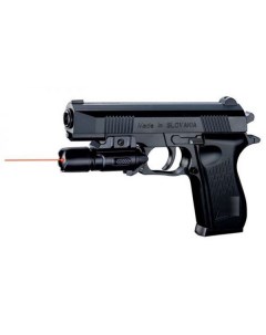 Пистолет игрушка с лазер прицелом K2119 E в кор в кор 120шт Играем вместе