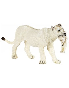 Игровая фигурка Белая львица с детенышем Papo