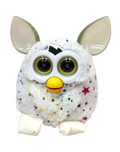 Интерактивная игрушка Ферби Furby Пикси со звездами 16 см белый Jd toys