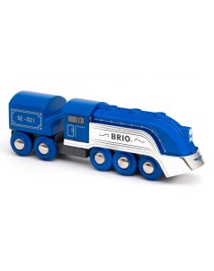 Поезд Special Edition синий с серебром 33642 Brio