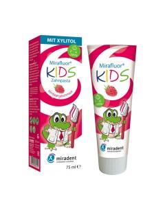 Зубная паста Mirafluor Kids 0 6 лет 75 мл Miradent