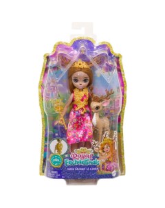 Кукла Enchantimals с питомцем Королева GYJ11 GYJ12 Давиана и Грасси Mattel
