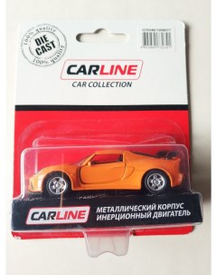 Машинка 1 64 металл инерционная в блистере оранжевая GT9346 Carline