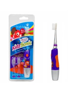 Детская электрическая зубная щетка KidzSonic звуковая 6 разноцветный Brush-baby