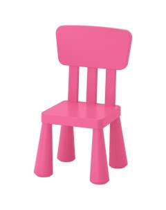 Детский стул МАММУТ для дома и улицы розовый Ikea