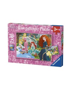 Пазл картина 2x12 Дисней Принцессы Ravensburger