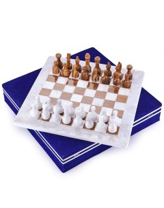 Шахматы из камня Артер Карфаген мрамор и яшма 40 ON W038 Pakshah