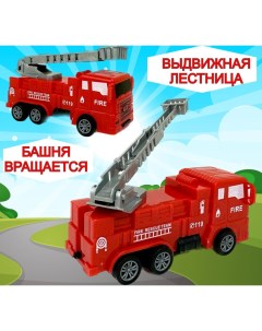 Набор пожарных машинок Fire Control 4 шт подвижные детали Playsmart