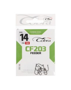 Крючки FEEDER серия CF203 14 10 шт Cobra