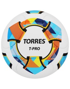 Мяч футбольный T Pro размер 5 14 панелей PU Microf 4 подслоя термосшивка цвет Torres