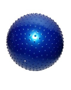 Массажный фитбол с антивзрывным эффектом 75 см Цвет Синий Nobrand