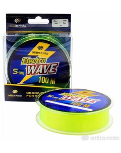 Леска Electro wave L 100 м d 0 148 мм test 1 72 кг желтая 100 Shii saido