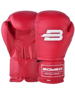 Перчатки боксёрские BASIC детские красный 8oz Boybo