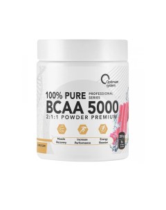 Аминокислоты BCAA 5000 Powder Bubblegum 200 г Optimum system