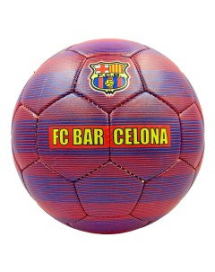 Футбольный мяч с названиями клубов Барселона 00117356 размер 5 красно синий Nobrand